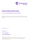 Python Getting Started Guide - Documentation