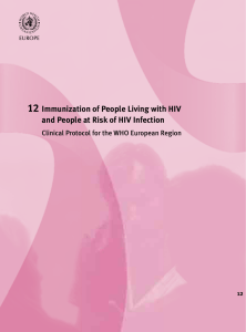 12 Immunization of People Living with HIV and