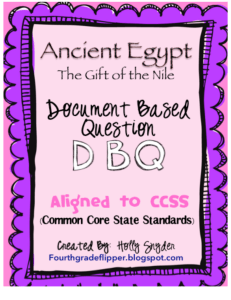 Egypt DBQ CCSS