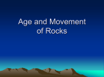 Age and Movement of Rocks