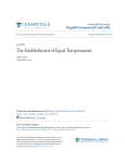 The Establishment of Equal Temperament