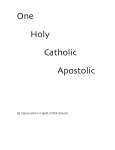 One Holy Catholic Apostolic