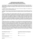 notification and consent form for