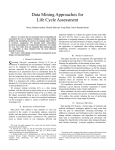 Data Mining Approaches for Life Cycle Assessment