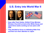U.S. Entry into World War II