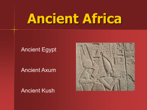 Egypt, Kush, and Axum - hrsbstaff.ednet.ns.ca