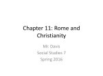 Chapter 11: Rome and Christianity