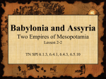 Powerpoint Babylonia and Assyria