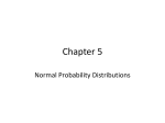 Chapter 5 Normal Probability Distributions