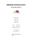 Adelaide Festival Centre Annual Report 2015/16