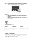 U1 L5 Using Properties to Solve Equations
