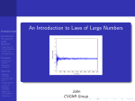 An Introduction to Laws of Large Numbers
