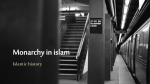 Monarchy in islam