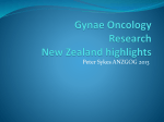 Gynae Oncology Research New Zealand highlights