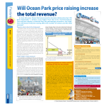 Will Ocean Park price raising increase the total revenue?