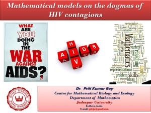Mathematical models on the dogmas of HIV contagions