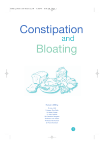 Constipation Bloating