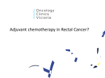 Adjuvant Chemotherapy in Rectal Cancer 2014
