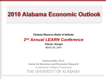 Economic Outlook for Alabama and the US