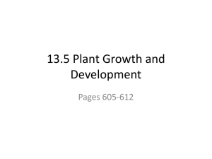 13.5 Plant Growth and Development - Hutchison
