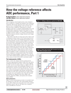 How the voltage reference affects performance