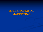 International marketing