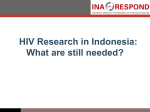 HIV Research Condition in Indonesia - INA