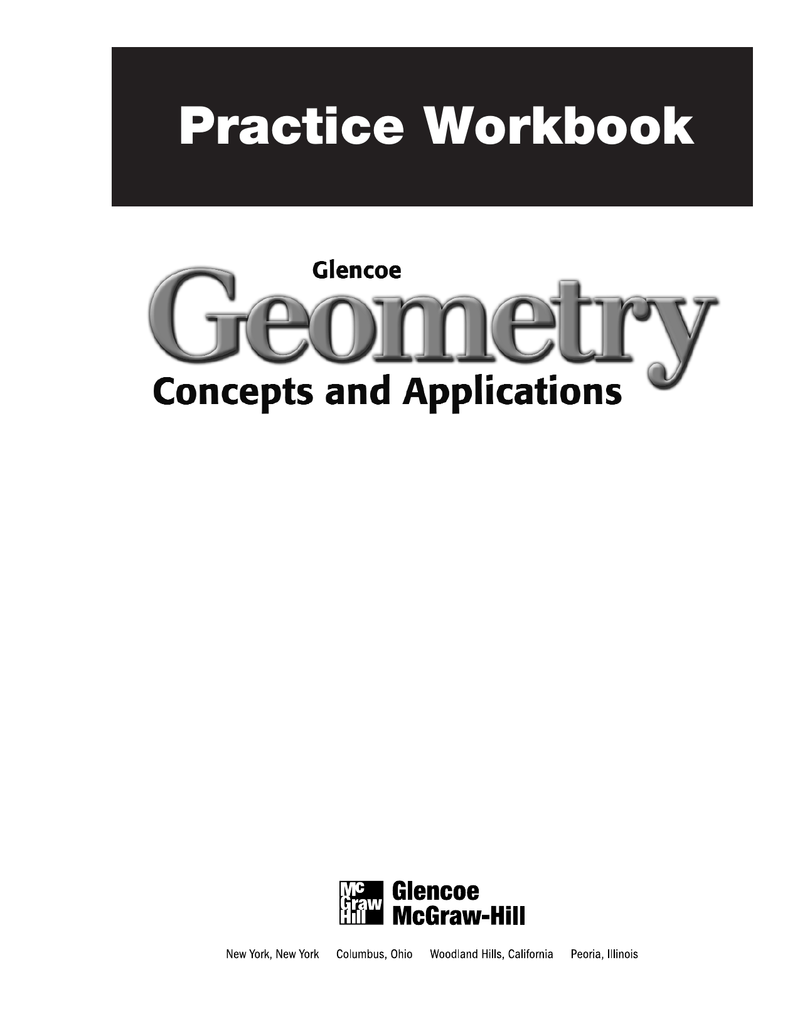Glencoe Geometry Concepts And Applications Practice Workbook Answers Blog.lif.co.id