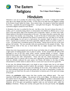 Eastern Religions Reading (1)