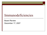 Immunodeficiencies - LSU School of Medicine