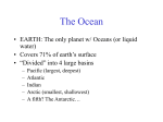 Structure of Ocean Floor