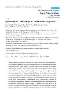 Spatiotemporal Data Mining: A Computational Perspective