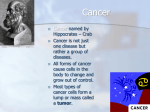Cancer - People Server at UNCW