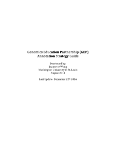 Annotation Strategy Guide - GEP Community Server