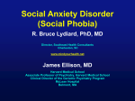 Social Anxiety Disorder (Social Phobia)