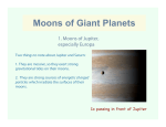 Moons of Giant Planets
