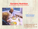 Geriatric Nutrition Presentation