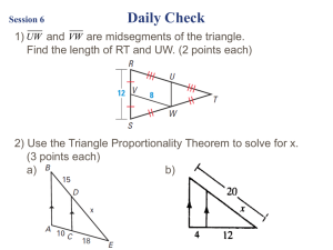 Triangle Congruence Powerpoint