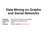 Data Mining on Graphs and Social Networks