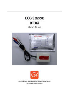 ECG Sensor BT36i - CMA
