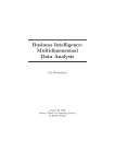 Business Intelligence: Multidimensional Data Analysis