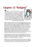 Chapter 13 “Religion”