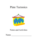 plate tectonics notes