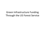 Green Infrastructure Funding Through the US Forest Service