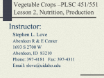 Veg Crops-Lesson 02 Nutr Prod