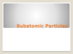 Finding the Amounts of Subatomic Particles