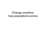 How Populations Evolve