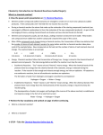 Chemistry: Introduction to Chemical Reactions Guided Inquiry What