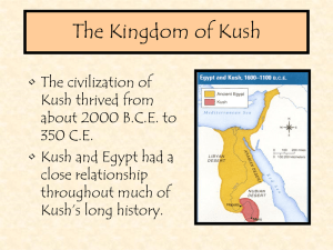 The Kingdom of Kush