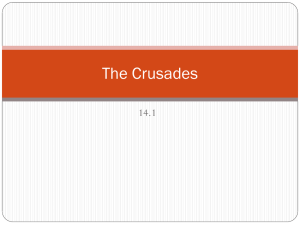 The Crusades - Union Academy